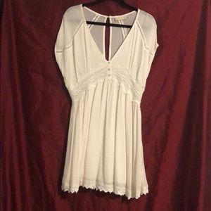 White beach Kimono style dress